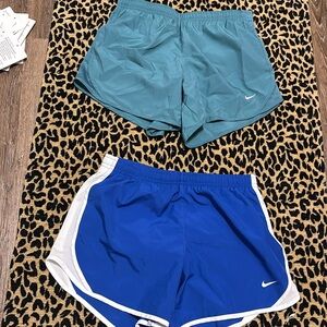 Blue/green girls Nike shorts